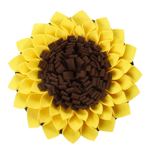PENIKOKO Hundeschnüffelmatte Sunflower Design Langlebig und Beißfest Langsames Füttern Trainingsmatte für Welpen und Hunde Fördert Stressabbau und Natürliche Nahrungssuche Leicht Tragbar PENIKOKO Hundeschnüffelmatte Sunflower Design Langlebig und Beißfest Langsames Füttern Trainingsmatte für Welpen und Hunde Fördert Stressabbau und Natürliche Nahrungssuche Leicht Tragbar von PENIKOKO