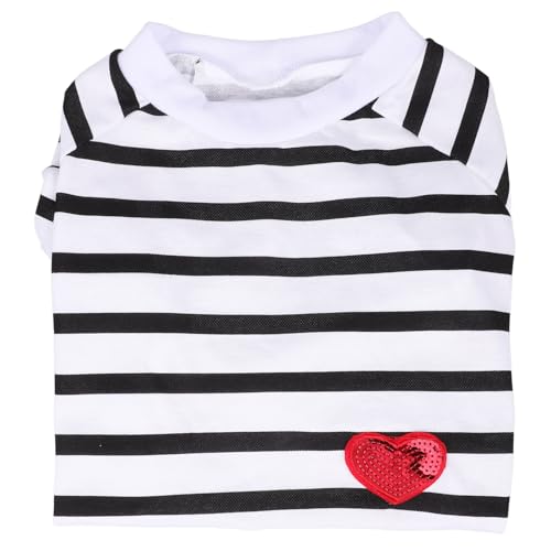 PENIKOKO Hundeshirt aus Baumwolle für Gestreiftes T Shirt für Atmungsaktiv für Haustiere Reisen Fotoshootings PENIKOKO Hundeshirt aus Baumwolle für Gestreiftes T Shirt für Atmungsaktiv für Haustiere Reisen Fotoshootings von PENIKOKO