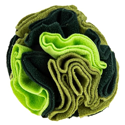 PENIKOKO Hundespielzeug Sniffing Ball aus Langlebigem Polar Fleece Interaktives Slow Feeder zur Natürlicher Futtersuchfähigkeiten Stressreduzierend Waschbar Farbenfrohes Design für Welpen von PENIKOKO
