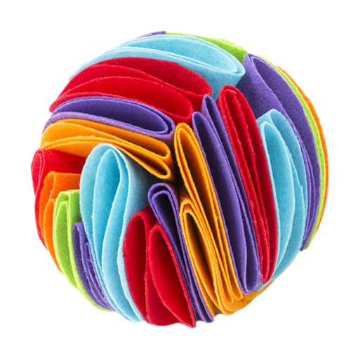 PENIKOKO Interaktiver Hundeschnüffelball aus Robustem Material Langsam Füttern Beschäftigungsspielzeug für Kleine bis Mittelgroße Hunde Abrieb und Fördert Geistige Auslastung und PENIKOKO Interaktiver Hundeschnüffelball aus Robustem Material Langsam Füttern Beschäftigungsspielzeug für Kleine bis Mittelgroße Hunde Abrieb und Fördert Geistige Auslastung und von PENIKOKO