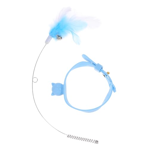 PENIKOKO Interaktives Katzenspielzeug Katzenhalsband mit Teaser Stab für Indoor Katzen Verstellbar und Langlebig Fördert Aktives und Sorgt für Unterhaltung PENIKOKO Interaktives Katzenspielzeug Katzenhalsband mit Teaser Stab für Indoor Katzen Verstellbar und Langlebig Fördert Aktives und Sorgt für Unterhaltung von PENIKOKO