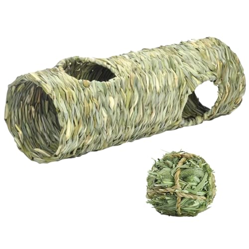 PENIKOKO Interessantes Katzenspielzeug Tunnel mit Teilen Langlebiger Rascheltunnel und Natürlicher Timothy grasball Interaktives Haustierversteck für Katzen Kaninchen Hamster und Igel PENIKOKO Interessantes Katzenspielzeug Tunnel mit Teilen Langlebiger Rascheltunnel und Natürlicher Timothy grasball Interaktives Haustierversteck für Katzen Kaninchen Hamster und Igel von PENIKOKO