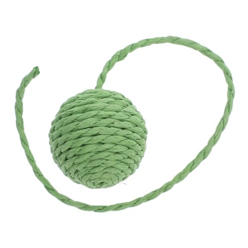 PENIKOKO Katzenkratzbaum Ersatzstange mit Sisal und Papierseilball Interaktives Katzenspielzeug für Kleine Katzen Einfache Dekoratives Design Grüne PENIKOKO Katzenkratzbaum Ersatzstange mit Sisal und Papierseilball Interaktives Katzenspielzeug für Kleine Katzen Einfache Dekoratives Design Grüne von PENIKOKO