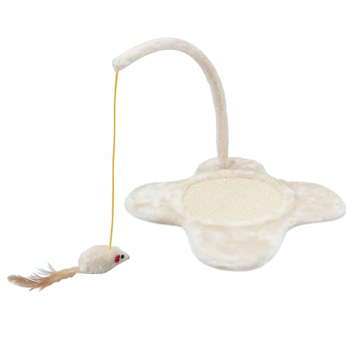 PENIKOKO Katzenkratzbaum mit Hängender Blütenförmige Sisal Kratzmatte für Kätzchen zur Aktivität und Mentalen Stimulation für Hauskatzen PENIKOKO Katzenkratzbaum mit Hängender Blütenförmige Sisal Kratzmatte für Kätzchen zur Aktivität und Mentalen Stimulation für Hauskatzen von PENIKOKO