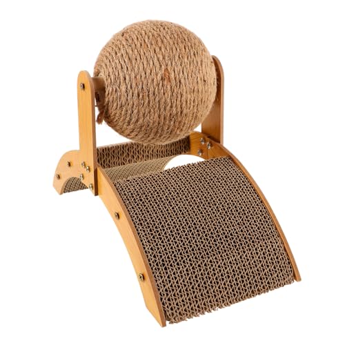 PENIKOKO Katzenkratzspielzeug Stabiler Kratzball für Katzen Kratzspielzeug für Kätzchen Mittelgroßes Doppelseitiges Langlebiges Kratzgerät für Gesunde Krallen und Spielvergnügen PENIKOKO Katzenkratzspielzeug Stabiler Kratzball für Katzen Kratzspielzeug für Kätzchen Mittelgroßes Doppelseitiges Langlebiges Kratzgerät für Gesunde Krallen und Spielvergnügen von PENIKOKO