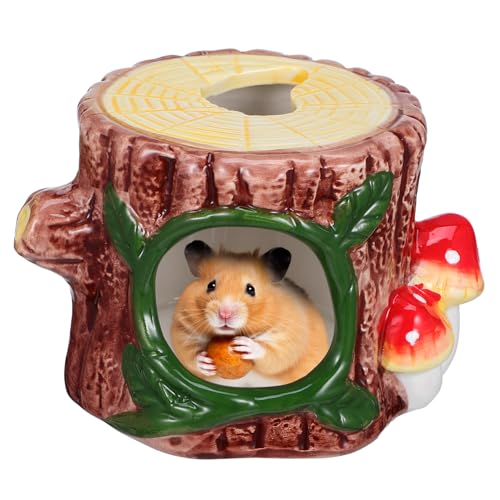 PENIKOKO Keramisches Hamsterversteck Design und rutschfest Langlebiges Haustierhaus für Hamster Rennmäuse und Ähnliche Kleintiere Sicheres Material PENIKOKO Keramisches Hamsterversteck Design und rutschfest Langlebiges Haustierhaus für Hamster Rennmäuse und Ähnliche Kleintiere Sicheres Material von PENIKOKO