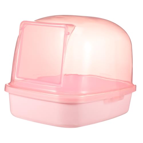PENIKOKO Kleine Badewanne für Hamster Transparente Sandbad Box mit Großem für Rennmäuse und Meerschweinchen Hygienisch und Unterhaltsam für Haustier Camp von PENIKOKO