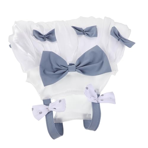 PENIKOKO Kleine Sommerkleidung für Süßes Haustierkleid mit Schleife Tierbekleidung für Katzen und Festliches Outfit für Geburtstagsfeiern und Hochzeiten PENIKOKO Kleine Sommerkleidung für Süßes Haustierkleid mit Schleife Tierbekleidung für Katzen und Festliches Outfit für Geburtstagsfeiern und Hochzeiten von PENIKOKO