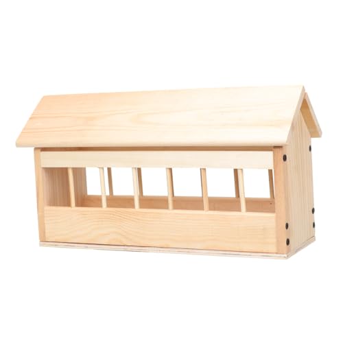 PENIKOKO Kleine Taube Fütterungsbox Aus Holz Automatischer Futterspender Für Tauben Spritzsicher Zu Reinigen Für Kleine von PENIKOKO