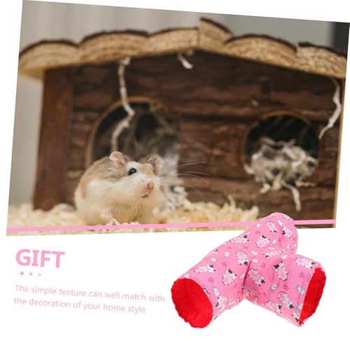 PENIKOKO Kleintier Tunnel Nest Versteck Haustier für Hamster Meerschweinchen Zwerghamster Käfig Geeignet Langlebig Geruchlos Sicher Gemütlich von PENIKOKO