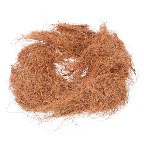 PENIKOKO 250g Coconut Fiber Nistmaterial Für Vögel Wärmeisolierendes Nest Für Sittiche Finken Und Liebesvögel Aus Natürlichen Kokosfasern Für Brutpflege Und Gemütliche Ruheplätze von PENIKOKO