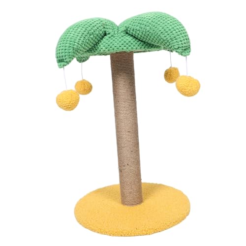 PENIKOKO Kokosnussbaum Katzenkratzbrett aus Sisal Stabiles Kratzbrett mit Holz Tragbar und Leicht Kleines Klettergerüst für Wohnungskatzen Cooler Rückzugsort im Sommer für Drinnen und PENIKOKO Kokosnussbaum Katzenkratzbrett aus Sisal Stabiles Kratzbrett mit Holz Tragbar und Leicht Kleines Klettergerüst für Wohnungskatzen Cooler Rückzugsort im Sommer für Drinnen und von PENIKOKO