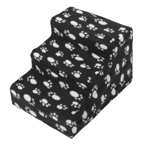 PENIKOKO Kompakte Hundetreppe für Kleine Hunde und Katzen rutschfeste Stabile Haustiertreppe aus Robustem Material für Sofa und Bett Leicht Tragbar und Platzsparend Langlebiges Design von PENIKOKO
