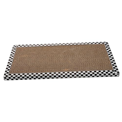 PENIKOKO Kratzpad Katze aus Hochdichtem Wellpappe Langlebiges Mehrfach Verwendbares Kratzbrett Katzenspielzeug zur Krallenpflege Indoor Kratzunterlage für Katzen und Kätzchen von PENIKOKO