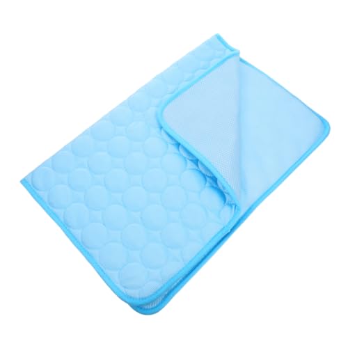 PENIKOKO Kühlkissen für Hunde Kühlmatte Hund Kühlkissen für Haustiere Kühlmatte für Haustier waschbare Hundekühlmatte Kühlmatten für Haustiere Katzenkühlkissen Cool Pet Pad Stoff Himmelblau PENIKOKO Kühlkissen für Hunde Kühlmatte Hund Kühlkissen für Haustiere Kühlmatte für Haustier waschbare Hundekühlmatte Kühlmatten für Haustiere Katzenkühlkissen Cool Pet Pad Stoff Himmelblau von PENIKOKO