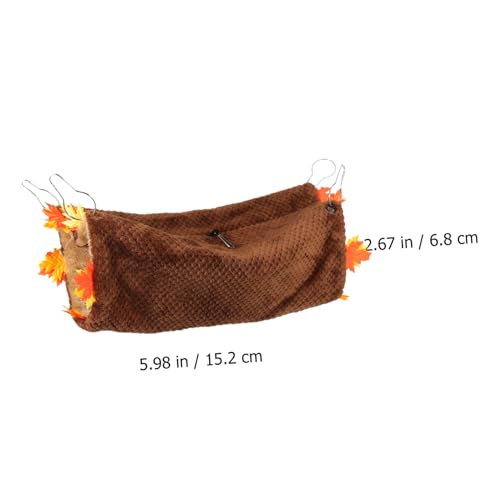 PENIKOKO Kuscheliger Atmungsaktiver Kleintier Tunnel Weicher Hamster Hängematten Spielplatz für Chinchillas Meerschweinchen Ratten Bequeme Versteck und Schlafhöhle von PENIKOKO