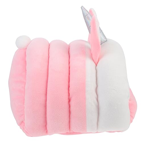 PENIKOKO Kuschelnest Für Kleine Haustiere Warmes Schlafhaus Für Hamster Meerschweinchen Und Ratten Aus Atmungsaktivem Material Für Käfige Unicorn von PENIKOKO