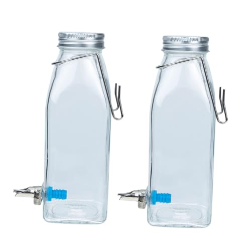PENIKOKO Leckfreie Kleintier Trinkflasche mit Halterung Hängender Wasserspender für Kaninchen Hamster und Kleine Haustiere Auslaufsicherer Käfig Wasserspender für Nager und PENIKOKO Leckfreie Kleintier Trinkflasche mit Halterung Hängender Wasserspender für Kaninchen Hamster und Kleine Haustiere Auslaufsicherer Käfig Wasserspender für Nager und von PENIKOKO