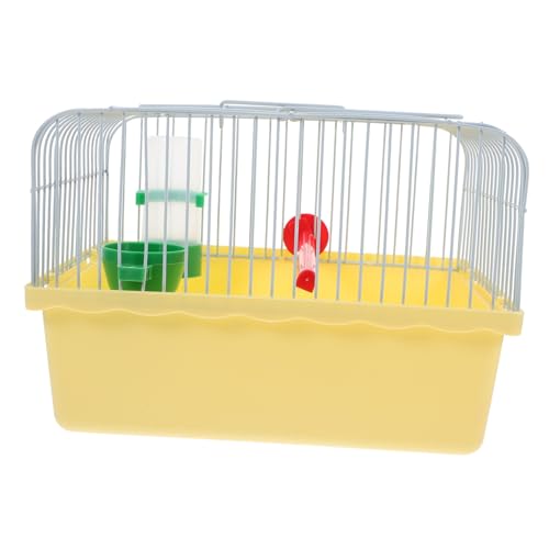 PENIKOKO Leichter Tragbarer Vogelkäfig aus Langlebigem Abs und Eisen mit Sitzstange Futter und Wasserschale Mobiler Papageien und Wellensittichkäfig für Reisen und Kleine von PENIKOKO