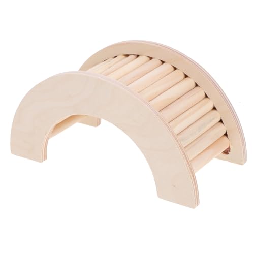 PENIKOKO Mehrzweck Holz kletterleiter für Kleintiere Robustes Naturmaterial Sicheres Hamster Einfach zu Montieren Perfekter Rückzugsort und Aktivitätsplatz im Käfig von PENIKOKO