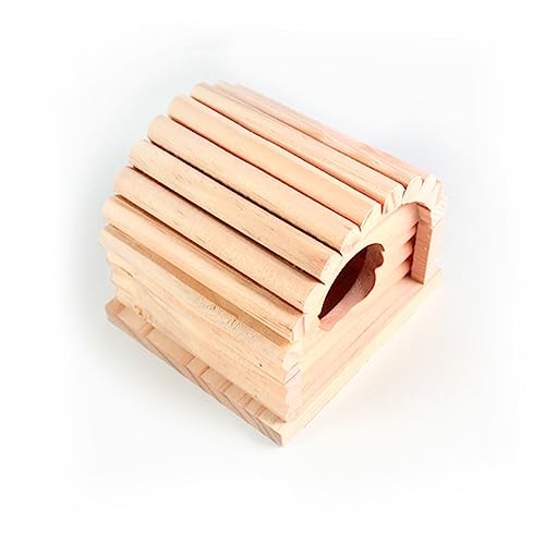 PENIKOKO Hamsterhaus Aus Naturholz Mit Rundloch Für Kleine Haustiere Als Spielzeug Und Versteck Ohne Farbe PENIKOKO Hamsterhaus Aus Naturholz Mit Rundloch Für Kleine Haustiere Als Spielzeug Und Versteck Ohne Farbe von PENIKOKO