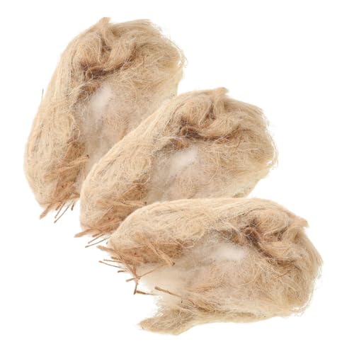 PENIKOKO Natürliches Vogelnest Material aus Weichem Jute Leichtes Nistmaterial für Kanarienvögel und Geeignet für Käfige Vogelhäuser Gärten und PENIKOKO Natürliches Vogelnest Material aus Weichem Jute Leichtes Nistmaterial für Kanarienvögel und Geeignet für Käfige Vogelhäuser Gärten und von PENIKOKO