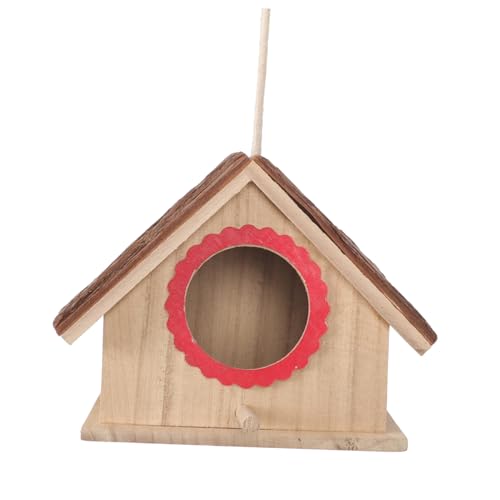 PENIKOKO Nistkasten aus Holz für Vogelhaus für Garten und Aufhängbares für Kleine Papageien und Langlebig Natürliches Material Vogelzuchthaus von PENIKOKO