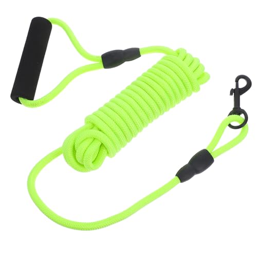 PENIKOKO Nylon Hundeleine mit Ergonomischem Lange Haustierleine für Sicheres Spazieren und Training Verstellbarer Sicherheitsverschluss Abfallbeutelspender Langlebig und Robust von PENIKOKO