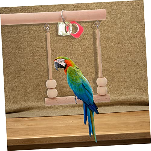 PENIKOKO Papageien Holz Kauspielzeug Aufhängbare Vogel Schaukel für Wellensittiche Sittiche Beißfestes Naturholz Kauspielzeug für Papageien und Haustier Vogelkäfig Zubehör PENIKOKO Papageien Holz Kauspielzeug Aufhängbare Vogel Schaukel für Wellensittiche Sittiche Beißfestes Naturholz Kauspielzeug für Papageien und Haustier Vogelkäfig Zubehör von PENIKOKO