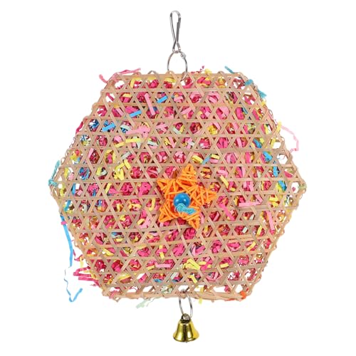 PENIKOKO Papageien Kauspielzeug aus Natürlichem Rattan Langlebige Sichere Vogelspielzeuge für Wellensittiche und Kleine Vögel Fördert Gesunde Zähne und Mentale Stimulation Zufällige Farbe PENIKOKO Papageien Kauspielzeug aus Natürlichem Rattan Langlebige Sichere Vogelspielzeuge für Wellensittiche und Kleine Vögel Fördert Gesunde Zähne und Mentale Stimulation Zufällige Farbe von PENIKOKO