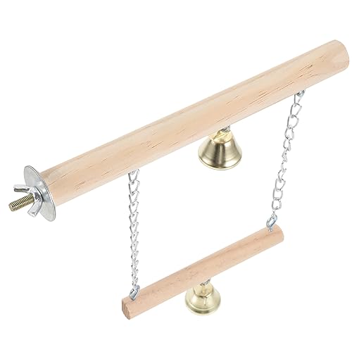 PENIKOKO Papageien Schaukel Holzspielzeug Hängend Kauspielzeug Vogel Sitzstange Käfigzubehör Mittelgroß für Wellensittiche Sittiche und Kleine Vögel Stressabbau und Beschäftigungsspielzeug PENIKOKO Papageien Schaukel Holzspielzeug Hängend Kauspielzeug Vogel Sitzstange Käfigzubehör Mittelgroß für Wellensittiche Sittiche und Kleine Vögel Stressabbau und Beschäftigungsspielzeug von PENIKOKO
