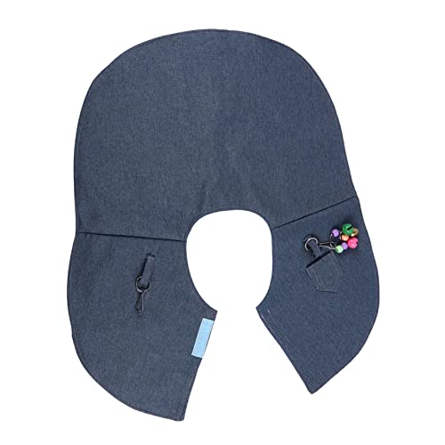 PENIKOKO Papageienschultern Abdeckung Schulterpolster für Haustiere Papagei Kratzfest Zubehör Bird Toys papageienspielzeug Schulterschutz für Vögel Vogel-Schulterschal Baumwolle Blue von PENIKOKO