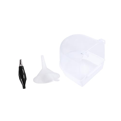 PENIKOKO Parrot Bathing Tub Weiß mit Wasserzufuhr Vogelbadewanne für Kleine Vögel Sicheres Material Leicht und Robust Vogelkäfig Zubehör für Wellensittiche und Papageien PENIKOKO Parrot Bathing Tub Weiß mit Wasserzufuhr Vogelbadewanne für Kleine Vögel Sicheres Material Leicht und Robust Vogelkäfig Zubehör für Wellensittiche und Papageien von PENIKOKO