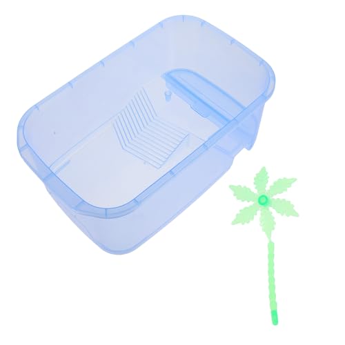 PENIKOKO Plastik Schildkrötenbecken mit Großer Kapazität Auslaufsicher mit Badplattform Geeignet als Terrarium für Reptilien und Schildkröten zur Artgerechten Haltung und Zucht PENIKOKO Plastik Schildkrötenbecken mit Großer Kapazität Auslaufsicher mit Badplattform Geeignet als Terrarium für Reptilien und Schildkröten zur Artgerechten Haltung und Zucht von PENIKOKO