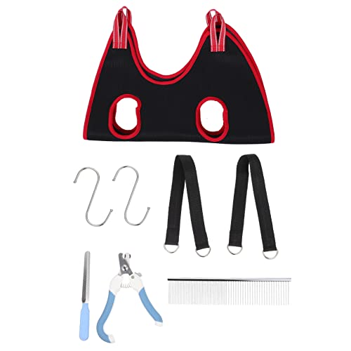 PENIKOKO Professionelles Hundepflege Set Katzen und Hundepflegehängematte mit Krallenschneider und Pflegekamm für Mittlere und Kleine Haustiere Langlebig und Atmungsaktiv PENIKOKO Professionelles Hundepflege Set Katzen und Hundepflegehängematte mit Krallenschneider und Pflegekamm für Mittlere und Kleine Haustiere Langlebig und Atmungsaktiv von PENIKOKO