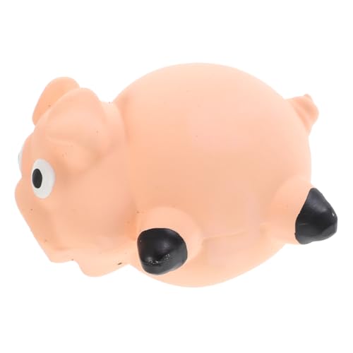 PENIKOKO Quietschendes Kauspielzeug für Hunde Langlebiges Schwein Design aus Latex Vielseitig zum Beißen und Training Geeignet für Welpen Kleine bis Große Hunde Sicher und Zahnpflegend von PENIKOKO
