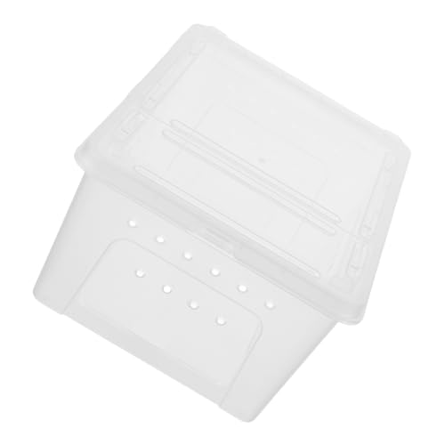 PENIKOKO Reptilien Fütterungsbox aus Material Sichere und Pflegeleichte Zuchtbox für Spinnen Schildkröten Bartagamen und Andere Kleintiere für Beobachtung und Fütterung von PENIKOKO