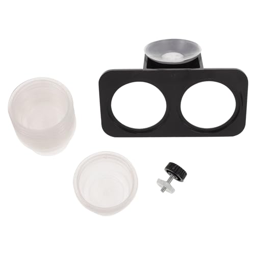 PENIKOKO Reptilien Futternapf mit Saugnapf Futter Wasserschale Glatte Oberfläche Leicht zu Reinigen Praktisch für Eidechsen und Kleine Terrarientiere Anti ausbruch Design PENIKOKO Reptilien Futternapf mit Saugnapf Futter Wasserschale Glatte Oberfläche Leicht zu Reinigen Praktisch für Eidechsen und Kleine Terrarientiere Anti ausbruch Design von PENIKOKO