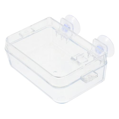 PENIKOKO Reptilien Futternapf und Wasserschale für Geckos und Bartagamen Transparentes Design mit Saugnapf zur Sicheren Befestigung Multifunktionale Futter und Wasserstation Einfache PENIKOKO Reptilien Futternapf und Wasserschale für Geckos und Bartagamen Transparentes Design mit Saugnapf zur Sicheren Befestigung Multifunktionale Futter und Wasserstation Einfache von PENIKOKO