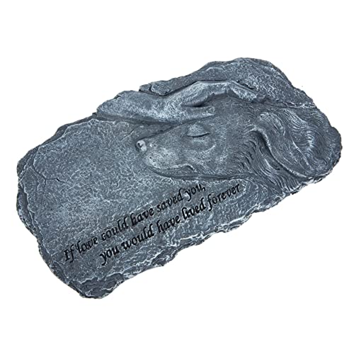 PENIKOKO Resin Tiergrabstein Statue Angel Pet Memorial Stone Wetterfest Langlebig Garten Dekoration Trauergeschenk für Hunde Haustiere PENIKOKO Resin Tiergrabstein Statue Angel Pet Memorial Stone Wetterfest Langlebig Garten Dekoration Trauergeschenk für Hunde Haustiere von PENIKOKO