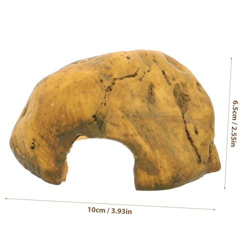 PENIKOKO Resin Versteck Höhle für Reptilien und Schildkröten Naturgetreues Leicht zu Reinigendes Terrarium Versteck Langlebige Dekoration für Bearded Dragon Schlangen Frösche und Echsen PENIKOKO Resin Versteck Höhle für Reptilien und Schildkröten Naturgetreues Leicht zu Reinigendes Terrarium Versteck Langlebige Dekoration für Bearded Dragon Schlangen Frösche und Echsen von PENIKOKO