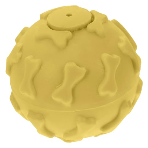 PENIKOKO Robuster Hundespielball aus Elastischem Gummi Bissfestes mit Quietschfunktion Fördert Zahnpflege und Interaktion Geeignet für Kleine Hunde und Welpen Tragbares Kauspielzeug PENIKOKO Robuster Hundespielball aus Elastischem Gummi Bissfestes mit Quietschfunktion Fördert Zahnpflege und Interaktion Geeignet für Kleine Hunde und Welpen Tragbares Kauspielzeug von PENIKOKO