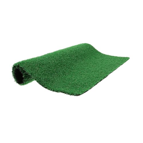 PENIKOKO Schildkröten Sonnenplattform aus Synthetischem Kunstrasen Vielseitige Badematte und Kletterunterlage für Aquarium und Terrarium Naturgetreue Grasmatte für Reptilien von PENIKOKO