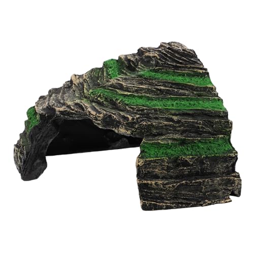 PENIKOKO Schildkröten-aalplattform, Kletterrampe, Kunstharz-aalplattform Für Wasserschildkröten Und Reptilien Zur Verwendung in Aquarien Und Terrarien von PENIKOKO