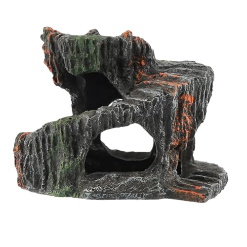 PENIKOKO Schildkrötenplattform Aquarium Resin Kletterterrasse Langlebig rutschfest Dekoratives Terrarienornament für Innen und Außengehege Geeignet von PENIKOKO