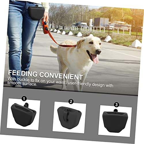 PENIKOKO Silicone Dog Training Treat Bag Leckerlitasche Praktisch Leicht Für Spaziergang und Parktraining Haustier Zubehör von PENIKOKO