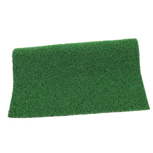 PENIKOKO Simulierte Rasen-terrassenmatte Schildkröten Aquariengras Angelplattform Gefälschtes Aquarium Grasteppich Fischtanklandschaftsbau Gras Für Hunde Reptilienmatte Grasmatte Green Abs von PENIKOKO