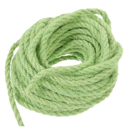 PENIKOKO Sisal Seil für Katzen DIY Katzenkratzbaum Zubehör aus Umweltfreundlichem Hanfseil Flexibel und Langlebig für Katzen und Kletterrahmen Grün von PENIKOKO