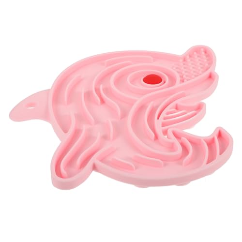 PENIKOKO Slow Food Teller Hundenäpfe Slow Feeder Bowl Slow Eater Bowl Für Hunde Slow Eating Hundenapf Verschleißfester Tierfutternapf Hundefutternäpfe Haustiernapf Katzenfutternapf Rosa von PENIKOKO