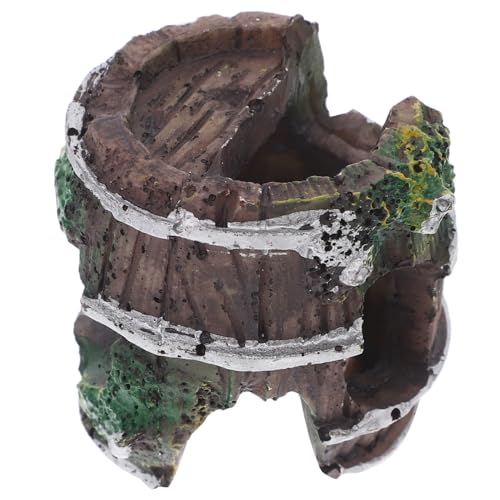 PENIKOKO Spider Hideout für Aquarien Mini Faßform Versteck für Garnelen und Reptilien Sicherer Rückzugsort für Kleine Material Einfache Pflege PENIKOKO Spider Hideout für Aquarien Mini Faßform Versteck für Garnelen und Reptilien Sicherer Rückzugsort für Kleine Material Einfache Pflege von PENIKOKO